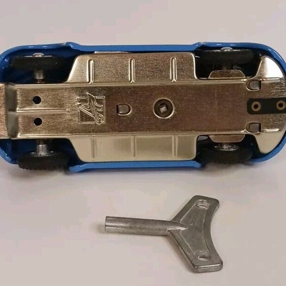 Kovap Volkswagon Beetle Wind-Up Diecast (Tested) VW Blue Vintage Czech - Picture 8 of 14